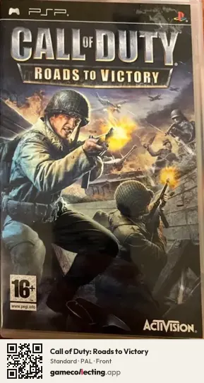 Call of Duty: Roads to Victory PlayStation Portable, PAL box front
