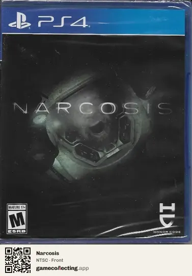 Narcosis PlayStation 4, NTSC box front