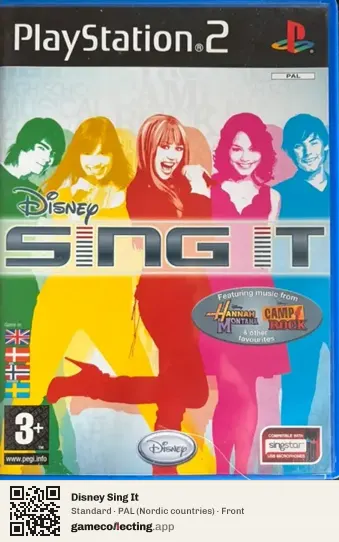 Disney Sing It PlayStation 2, Nordic countries box front