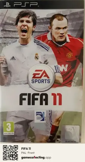 FIFA 11 PlayStation Portable, PAL box front