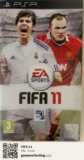 FIFA 11 PlayStation Portable, PAL box front