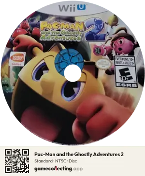 Pac-Man and the Ghostly Adventures 2 Nintendo Wii U, NTSC disc