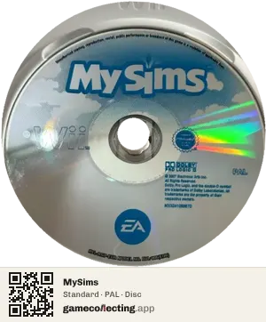 MySims Nintendo Wii, PAL disc