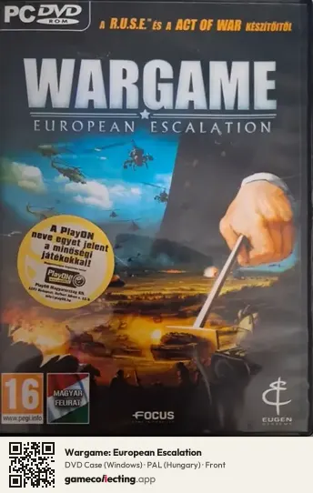 Wargame: European Escalation Computer, Hungary box front