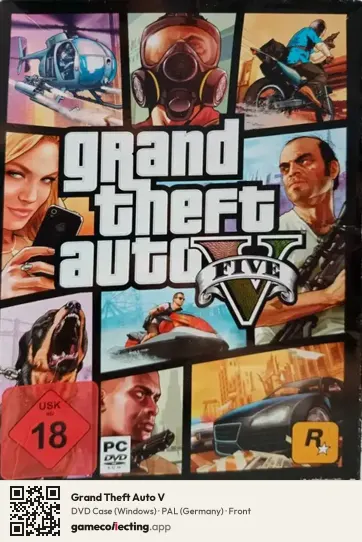 Grand Theft Auto V Computer, Germany box front