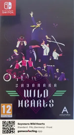 Sayonara Wild Hearts Nintendo Switch, Germany box front