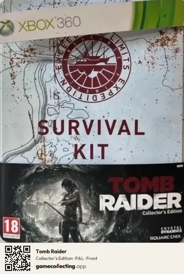 Tomb Raider Xbox 360, PAL box front
