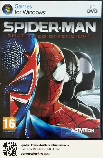 Spider-Man: Shattered Dimensions Computer, PAL box front