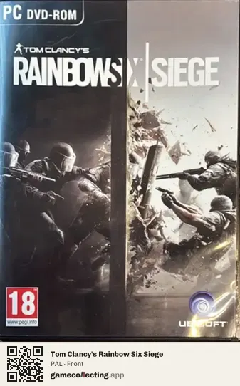 Tom Clancy's Rainbow Six Siege Computer, PAL box front