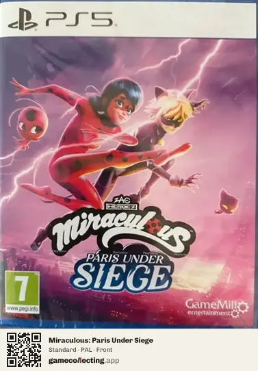 Miraculous: Paris Under Siege PlayStation 5, PAL box front