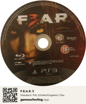 F.E.A.R. 3 PlayStation 3, PAL disc