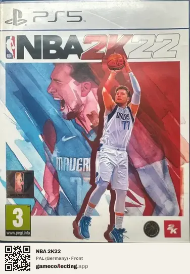 NBA 2K22 PlayStation 5, Germany box front