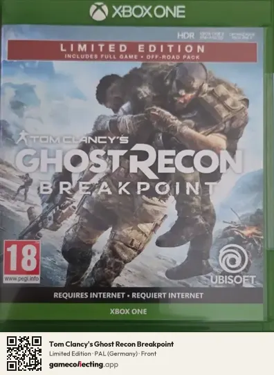 Tom Clancy's Ghost Recon Breakpoint Xbox One, Germany box front