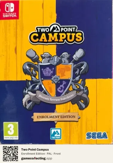 Two Point Campus Nintendo Switch, PAL box front