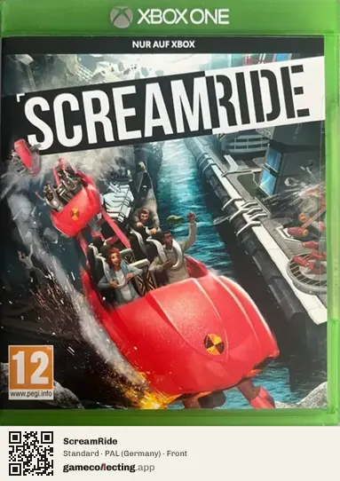 ScreamRide Xbox One, Germany box front