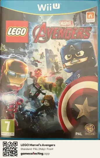 LEGO Marvel's Avengers Nintendo Wii U, Italy box front