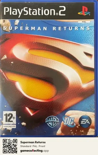 Superman Returns PlayStation 2, PAL box front