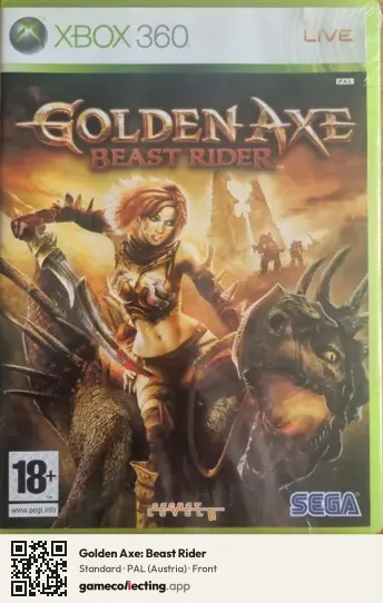 Golden Axe: Beast Rider Xbox 360, Austria box front