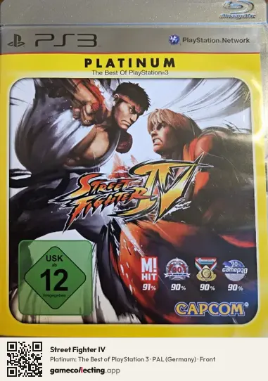 Street Fighter IV PlayStation 3, Germany box front