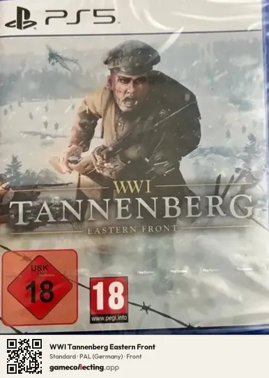 WWI Tannenberg Eastern Front PlayStation 5, Germany box front