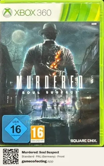 Murdered: Soul Suspect Xbox 360, Germany box front