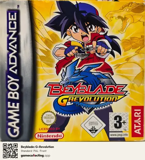 Beyblade: G-Revolution Game Boy Advance, PAL box front