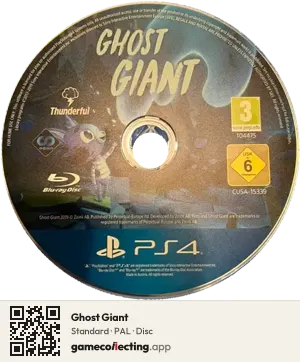 Ghost Giant PlayStation 4, PAL disc