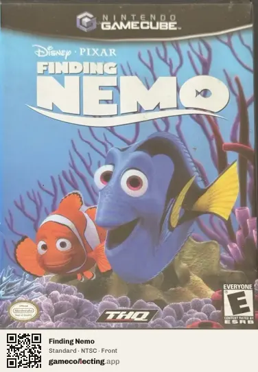 Finding Nemo Nintendo GameCube, NTSC box front