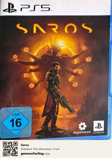 Saros PlayStation 5, Germany box front