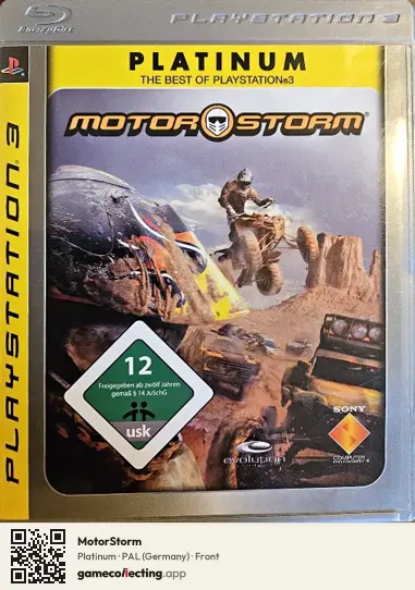 MotorStorm PlayStation 3, Germany box front