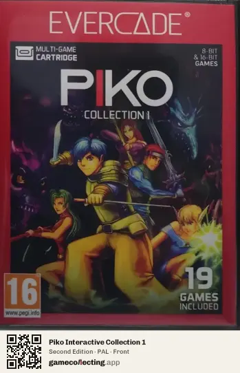 Piko Interactive Collection 1 Evercade, PAL box front