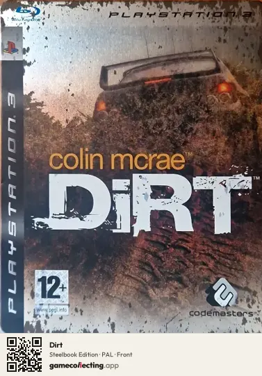 Dirt PlayStation 3, PAL box front