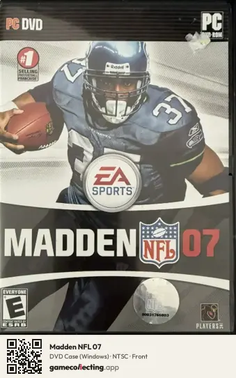 Madden NFL 07 Computer, NTSC box front