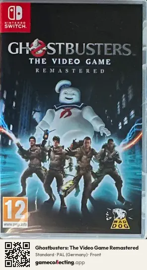 Ghostbusters: The Video Game Remastered Nintendo Switch, Germany box front