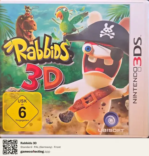 Rabbids 3D Nintendo 3DS, Germany box front
