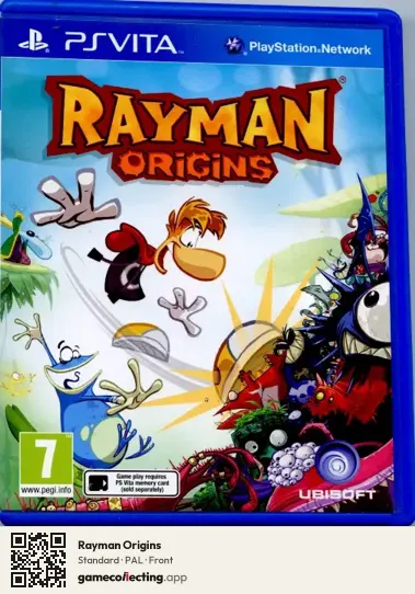 Rayman Origins PlayStation Vita, PAL box front