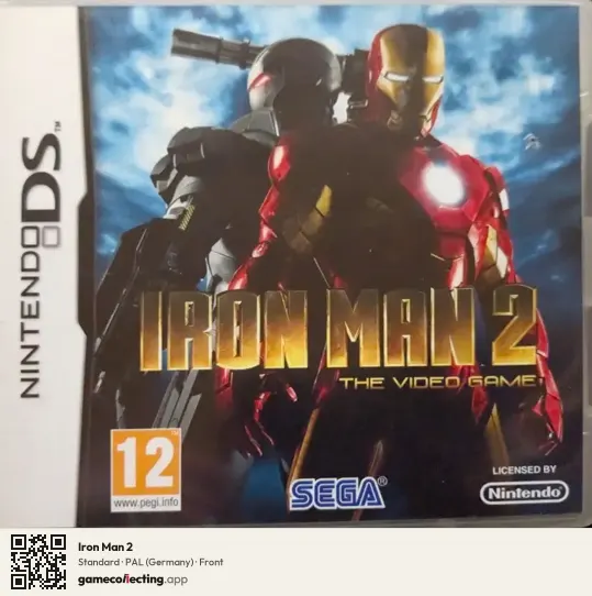 Iron Man 2 Nintendo DS, Germany box front