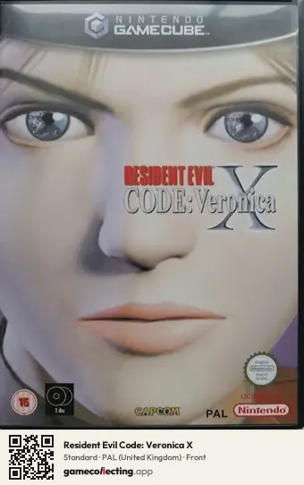 Resident Evil Code: Veronica X Nintendo GameCube, United Kingdom box front