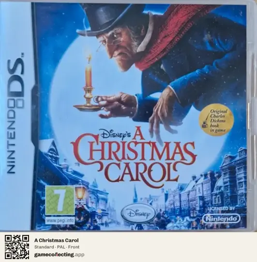 A Christmas Carol Nintendo DS, PAL box front