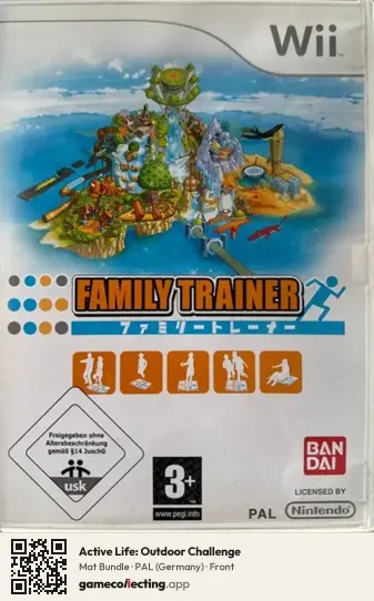 Active Life: Outdoor Challenge Nintendo Wii, Germany box front