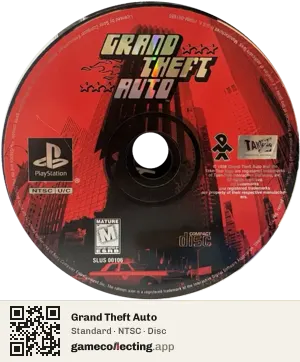 Grand Theft Auto PlayStation, NTSC disc