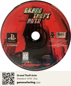 Grand Theft Auto PlayStation, NTSC disc