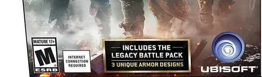 For Honor, the ESRB box on its front