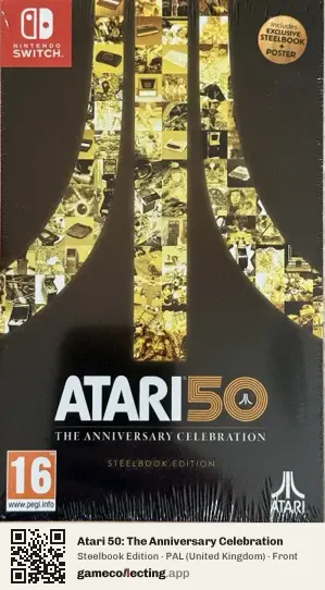 Atari 50: The Anniversary Celebration Nintendo Switch, United Kingdom box front