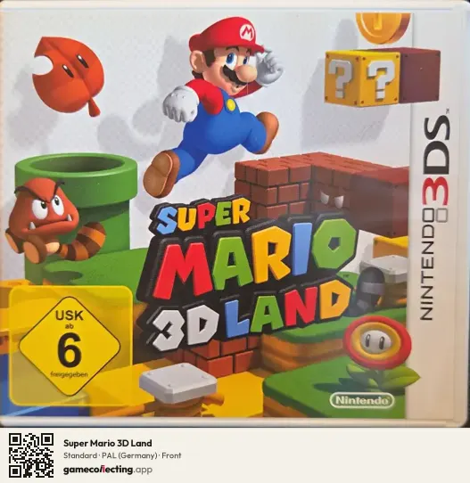 Super Mario 3D Land Nintendo 3DS, Germany box front