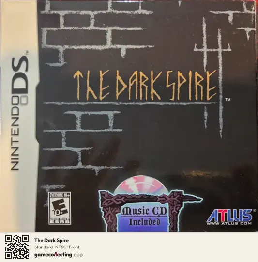 The Dark Spire Nintendo DS, NTSC box front