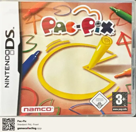 Pac-Pix Nintendo DS, PAL box front