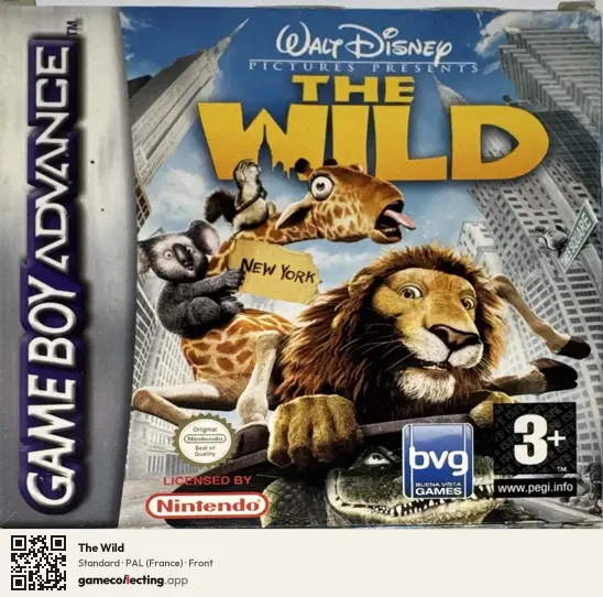 The Wild Game Boy Advance, France box front