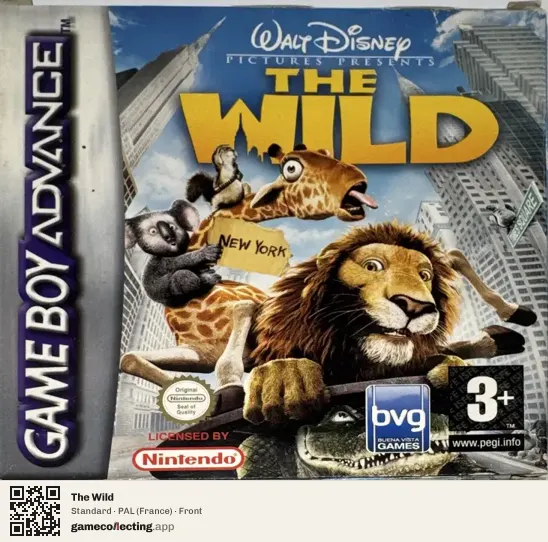The Wild Game Boy Advance, France box front