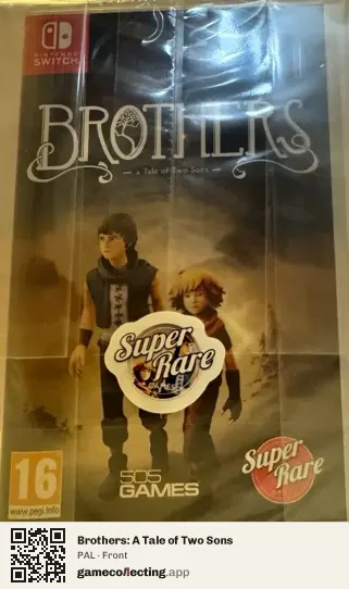 Brothers: A Tale of Two Sons Nintendo Switch, PAL box front